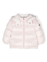 Moncler Enfant doudoune Valya à patch logo - Rose