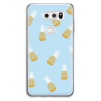 Ananasjes: LG V30 Transparant Hoesje