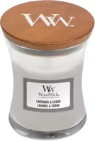 WoodWick mini candle lavender & cedar