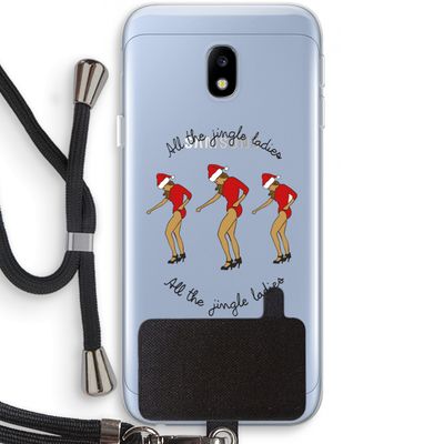 Jingle Ladies: Samsung Galaxy J3 (2017) Transparant Hoesje met koord