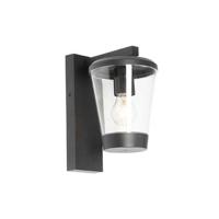 QAZQA Moderne buiten wandlamp zwart IP44 - Joren - thumbnail