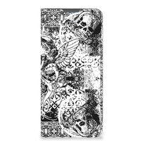 Mobiel BookCase Motorola Moto E32 | Moto E32s Skulls Angel