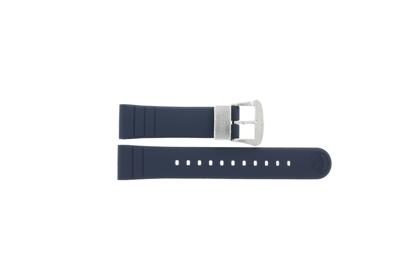 Horlogeband Seiko R03K011J0 / 4R35-03W0 / 4R36-06Z0 / SRPF77K1 / SRPF79K1 / Prospex Silicoon Blauw 22mm