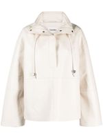 Nanushka veste Yvette en cuir artificiel - Blanc