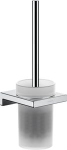 Hansgrohe AddStoris toiletborstel met wandhouder 10,5x12x34,2cm chroom