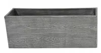 Pot kunststof rechthoek birch h21cm