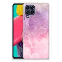Smartphone hoesje Samsung Galaxy M53 Pink Purple Paint