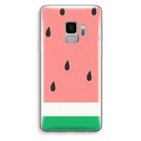 Watermeloen: Samsung Galaxy S9 Transparant Hoesje - thumbnail