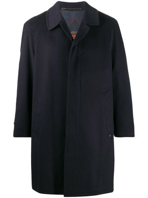 A.N.G.E.L.O. Vintage Cult manteau à fermeture dissimulée (années 1990) - Bleu