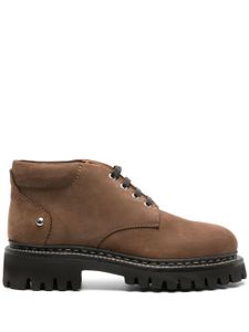 DSQUARED2 bottines en daim à lacets - Marron