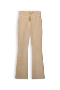 NoBell Meisjes flair broek velvet rib - Sady - Beige