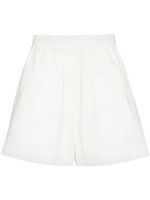 Lee Mathews short Drill à taille élastiquée - Blanc Lee Mathews short Drill à taille élastiquée - Blanc