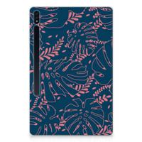 Samsung Galaxy Tab S7 Plus | S8 Plus | Siliconen hoesje | Palm Leaves