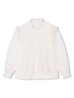 Chloé Kids chemise à volants - Blanc