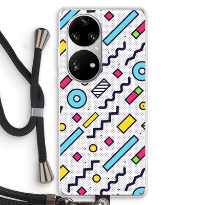 8-bit N°8: Huawei P50 Pro Transparant Hoesje met koord