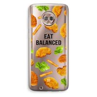 Eat Balanced: Motorola Moto G6 Transparant Hoesje