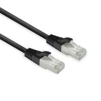 ACT FB8151 LSZH U/FTP CAT8 Datacenter Slimline Patchkabel Snagless | RJ45-connectoren | Zwart | 1,5 meter