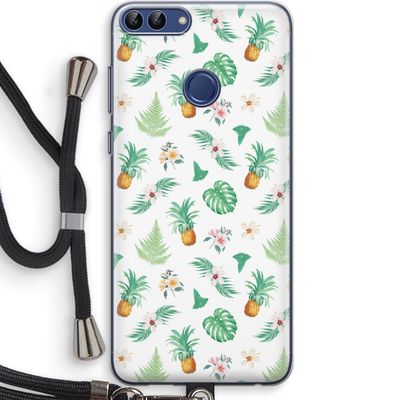 Ananas bladeren: Huawei P Smart (2018) Transparant Hoesje met koord