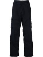 Stone Island pantalon cargo à patch Compass - Bleu