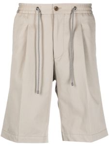 Corneliani short chino à lien de resserrage - Tons neutres