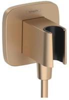 Hansgrohe FixFit Porter Q Wandhouder Brushed Bronze