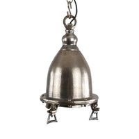 Hanglamp Como ruw nickel Middel