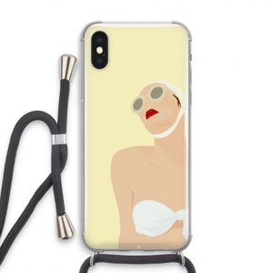 Summer: iPhone XS Transparant Hoesje met koord