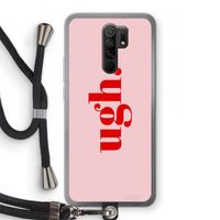 Ugh: Xiaomi Redmi 9 Transparant Hoesje met koord