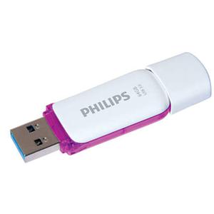 Philips FM64FD75B USB flash drive 64 GB USB Type-A 3.2 Gen 1 (3.1 Gen 1) Paars, Wit