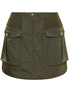 Dion Lee minijupe d'inspiration militaire - Vert