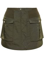 Dion Lee minijupe d'inspiration militaire - Vert