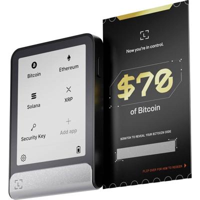 Ledger Flex Crypto Hardware Wallet 70$ Bitcoin FLEX-CRYPTO-STARTER-KIT-MAIN Hardware wallet 1 stuk(s)