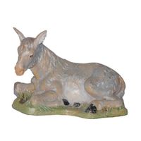 Kerststal ezel 10 cm Euromarchi - Euromarchi