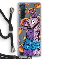 Loot Burger: Sony Xperia 5 II Transparant Hoesje met koord