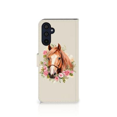 Telefoonhoesje | Met pasjeshouder | voor Samsung Galaxy M14 Paard