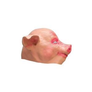 Dierenmasker varken van latex