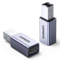 Ugreen USB Type C-USB Type B adapter (grijs)