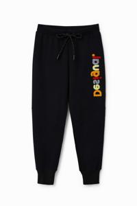 Joggingbroek met logo - BLACK - 9/10