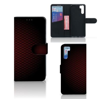 OPPO A91 | Reno3 | Telefoon Hoesje | Geruit Rood