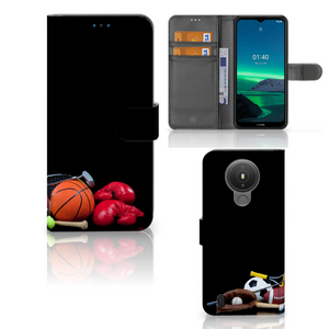 Nokia 1.4 Wallet Case met Pasjes Sports