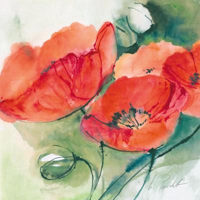 Kunstdruk Marta Peuckert - Mohnblüten 21x21cm