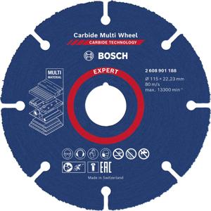 Bosch Accessories EXPERT Carbide Multi Wheel 2608901188 Doorslijpschijf recht 115 mm 1 stuk(s)