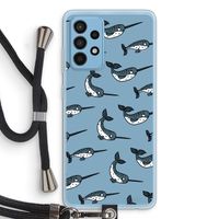 Narwhal: Samsung Galaxy A52 Transparant Hoesje met koord Narwhal: Samsung Galaxy A52 Transparant Hoesje met koord