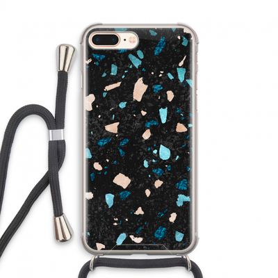 Terrazzo N°11: iPhone 8 Plus Transparant Hoesje met koord