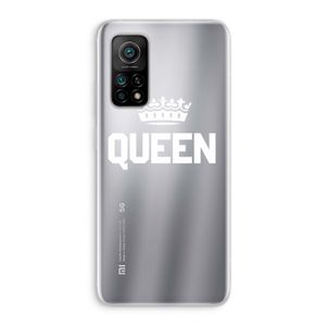 Queen zwart: Xiaomi Mi 10T 5G Transparant Hoesje