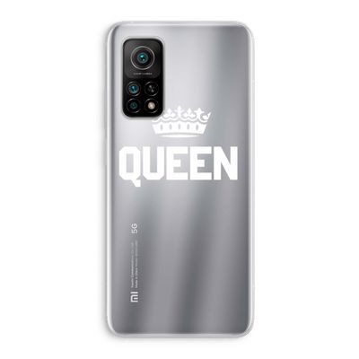 Queen zwart: Xiaomi Mi 10T 5G Transparant Hoesje