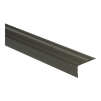 Küberit - Trapneusprofiel 225 43x23mm brons grof antislip - 300 cm