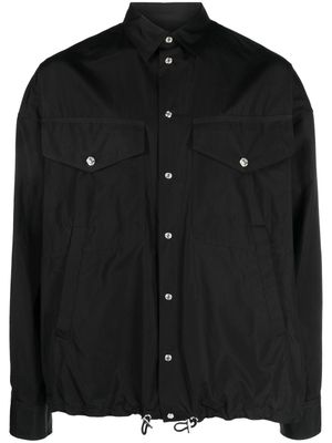 DSQUARED2 chemise boutonnée à logo imprimé - Noir