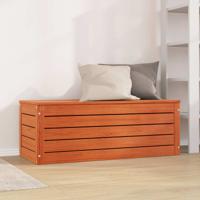 Opbergbox Wasbruin 109 x 36,5 x 33 cm Massief grenenhout