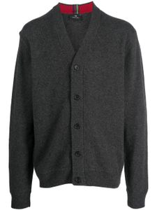 PS Paul Smith cardigan en laine mérinos à col v - Gris